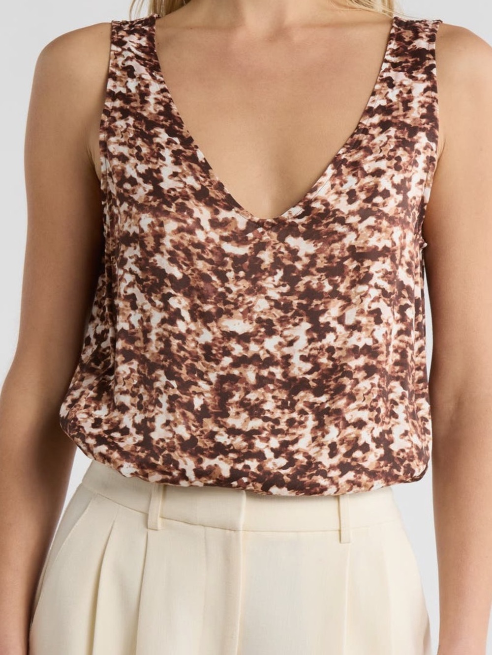 NORDSTROM Double V Neck Tank